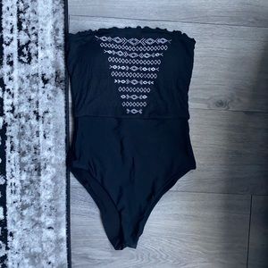 Aerie Black Long One Piece
